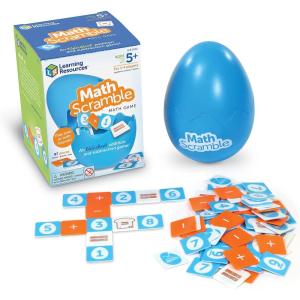 image:imageLearning Resources Math Scramble Game  87 pieces Ages 5 Math Manipulatives for Kids Addition and Subtraction STEM