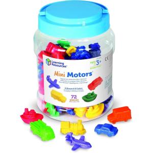 image:imageLearning Resources Mini Motors Counting and Sorting Fun Set  72 Pieces Ages 3 Car Counters for Kids Preschool Math Counters Math for Preschoolers