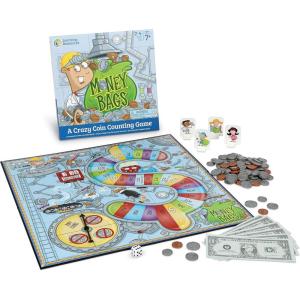 image:imageLearning Resources Money Bags Coin Value Game  Classroom Math Games Financial Literacy for Kids Play Coins for Kids Counting Games Money Board GameValue Game