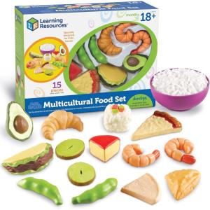 image:imageLearning Resources New Sprouts Multicultural Play Food Set  Toddler Groceries Toys Imaginative Play Kids Kitchen Playset Accessories Pretend Playset for Toddlers Toy Gifts for Boys and Girls