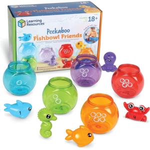 image:imageLearning Resources Peekaboo Fishbowl Friends  Counting and Fine Motor Skills Water and Bathtub Toys Toddler Games Preschool Activities Math Manipulatives Gifts for Boys and Girls