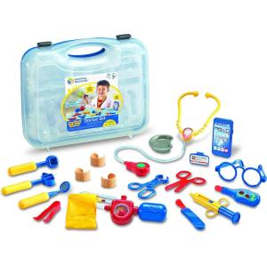 image:imageLearning Resources Pretend amp Play Doctor Set Blue  Medical Kit for Kids Role Play Toddler Toys Social Skills Language Skills Fine Motor Birthday Gift for Boys and GirlsMulticolor