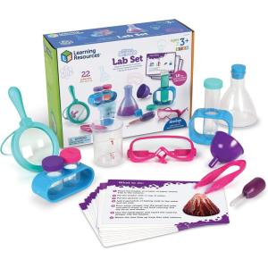 image:imageLearning Resources Primary Science Lab Activity Set  Experiments for Kids Chemistry Toy Pretend Play STEM Projects Classroom Must Haves Teacher Supplies Montessori Gifts for Boys and GirlsPink