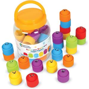 image:imageLearning Resources Rainbow Emotion Fidget Poppers Classroom Set 24 Pieces Ages 3 Autism Sensory Toys SocialEmotional LearningSensory Toys for ToddlersClassroom Set