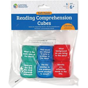 image:imageLearning Resources Reading Comprehension Cubes  Set of 6 Kids Ages 6 Teacher and Classroom Supplies Reading Aids for Kids