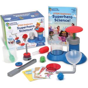 image:imageLearning Resources STEM Explorers Superhero Science Critical Thinking Experiments for Kids Magnets for Boys and Girls Ages 621 Pieces