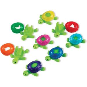 image:imageLearning Resources Shape Shell Turtles Learn Shapes Bath Toys Set of 8 Ages 2