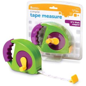 image:imageLearning Resources Simple Tape Measure  Kids Construction Toys Preschool Activities Pretend Play for Toddlers  Height Measurement Counting Tool Fine Motor Skills Homeschool