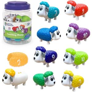 image:imageLearning Resources SnapnLearn Counting Sheep  20 Pieces Ages 18 Months Counting and Sorting Toddler Farm Animals Toys for Kids