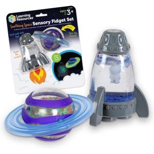 image:imageLearning Resources Soothing Space Sensory Fidget Set Calming Sensory Toys Tactile STEM Fidgets for Kids Cute Planet Spinner Calm Down Corner Supplies amp Cool Gifts for Toddlers Ages 3