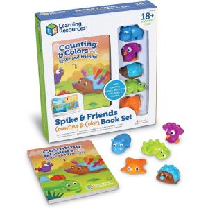 image:imageLearning Resources Spike and Friends Counting amp Colors Book Set  6 Pieces Age 18 Month Toddler Activities Educational Toys Set Color Teaching Toys