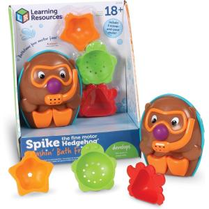 image:imageLearning Resources Spike the Fine Motor Hedgehog Splashin Bath Friends Toddler Water Toys Bath and Pool Toy Ages 18 Months