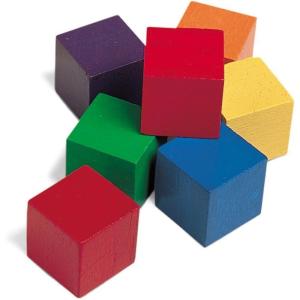 image:imageLearning Resources Wooden Color Cubes1Inch