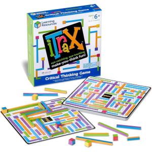 image:imageLearning Resources iTrax Critical Thinking Game  69 Pieces Ages 6 Brainteaser Games for Kids Develops Critical Thinking Skills Board Games