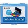 image:imageLearning Resources 7Color Dual Stamp Pad  Washable Ink Pad for Kids Ink Pads for Stamps Stamp Pads for Classroom and Teachers