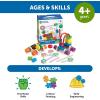 image:imageLearning Resources Candy Construction Building Set  92 Pieces Ages 4 Fine Motor Skills Toy Toddler Preschool STEM Gifts for Boys