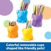 image:imageLearning Resources CreateaSpace Kiddy Center Pets  6 Pieces Ages 3 Kids Art Supply Storage Caddy Playroom and Classroom Organization School Supplies OrganizerMedium