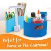 image:imageLearning Resources CreateaSpace Storage Mini Center Blue  Desk Caddy Organizer for Kids Art Supplies Classroom Organizer Homeschool Supply Organizers and Classroom Storage Marker HolderBlue