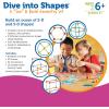image:imageLearning Resources Dive into Shapes A Sea and Build Geometry Set  Math Manipulatives 3d Classroom Must Haves STEM Games Fine Motor Skills Science Experiments for Kids Building SuppliesDive Into Shapes