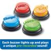 image:imageLearning Resources Lights and Sounds Buzzers  Classroom Must Haves Supplies Kids Toys Sound Effect Button Family Game Shows For Trivia Participation Tools Boys and Girls Birthday GiftsLights  Sounds Buzzers
