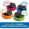 image:imageLearning Resources Recordable Answer Buzzers  Classroom Must Haves Supplies Kids Toys Sound Effect Button Family Game Shows For Trivia Participation Tools Boys and Girls Birthday Gifts