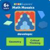 image:imageLearning Resources STEM Explorers Math Mosaics  Geometry Math Manipulatives Montessori Symmetry and Patterning Critical Thinking for Students Fine Motor Skills Puzzle Tile Back to School