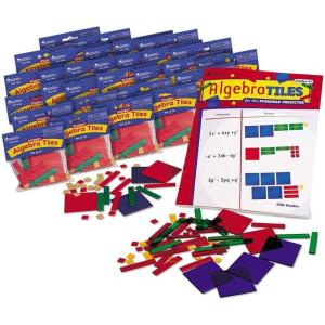 image:imageLearning Resources Algebra Tile Class Set  Classroom And Teacher Must Haves Board Bame Homeschool Supplies Math Manipulatives Workbook Montessori Fraction Materials Educational STEMSet
