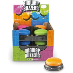 image:imageLearning Resources Answer Buzzers Classpack Classroom Tools and Games Teacher supplies Batteries Included Set of 12 Ages 3 Product is not recordable