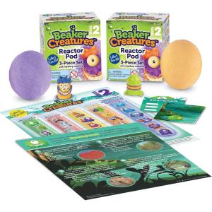 image:imageLearning Resources Beaker Creatures Reactor Pods Series 2 Homeschool STEM 2 Pack Assorted Colors Ages 5