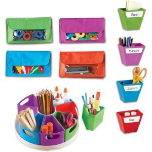 image:imageLearning Resources CreateaSpace Storage Bundle Home School Set Classroom Accessories Ages 3