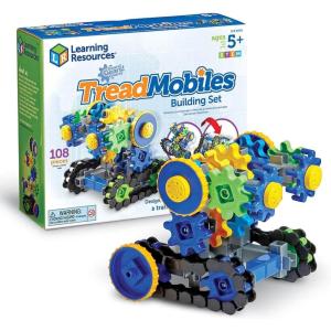 image:imageLearning Resources Gears Gears Gears Treadmobiles Building Set STEM Toys Develops Early Engineering Skills 108 Pieces Ages 5