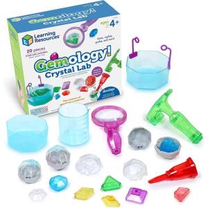 image:imageLearning Resources Gemology Crystal Lab  20 Pieces Ages 4 STEM Toys Early Science Science Kit for Kids Fun Gifts for Kids