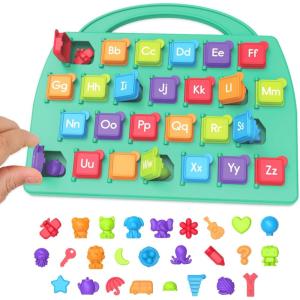 image:imageLearning Resources LiftaLetter Alphabet Board  Alphabet Learning Toys for Toddlers Toddler Educational Toys for Phonics and Fine Motor Skills Letter Recognition and Language Development ABC Toy