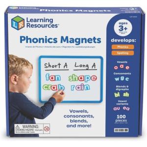 image:imageLearning Resources Phonics Magnets  Magnetic ABC Alphabet Recognition for Preschoolers Phonics and Spelling Classroom Teach Toddler Reading Language Development Educational Toy Gifts for Kids