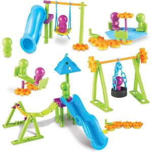 image:imageLearning Resources Playground Engineering amp Design STEM Set  Kids Games Building and Construction Gears Montessori Activities  Critical Thinking Skills Problem Solving for Boys and Girls