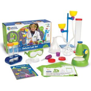 image:imageLearning Resources Primary Science Deluxe Lab Set  45 Pieces Ages 3 Preschool Science Kit Toys STEM Toys Experiments for KidsMulticolor