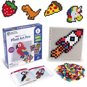 image:imageLearning Resources STEM Explorers Pixel Art Pro  Critical Thinking Math Manipulatives Problem Solving Skills Pattern Blocks Brain Games Montessori Fine Motor Skills Gifts for Boys and Girls