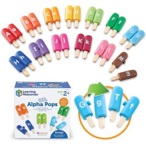 image:imageLearning Resources Smart Snacks Alpha Pops  Toddler Educational Alphabet Toys ABC Puzzles Ice Cream Toy Preschool Classroom Must Haves Homeschool Toddler Letter Learning  Gifts for Kids