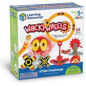 image:imageLearning Resources Wacky Wheels STEM Challenge Science STEM Game 15 Pieces Ages 5