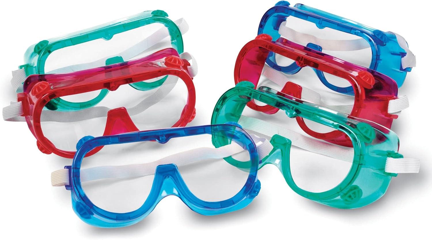 image:imageLearning Resources Colored Safety Goggles  6 Pieces Ages 4 Classroom Accessories Perfect for Kids Science Experiments