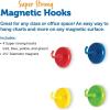 image:imageLearning Resources  Super hooks Magnetic Hooks Set of 4  Strong Magnetic Hooks Heavy Duty Classroom Magnet Hook Home Office Kitchen Locker Magnet with Hook
