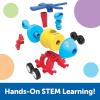 image:imageLearning Resources 123 Build It RocketTrainHelicopter  17 Pieces Ages 2 Creative Thinking Toddler Building STEM Early Engineering Toys