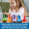 image:imageLearning Resources Counting Cupcakes  Number and Color Recognition Skills Kitchen Play Food for Kids Fine Motor Skills Matching Toys Homeschool Birthday Gifts for Boys and Girls