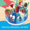 image:imageLearning Resources CreateaSpace Storage Center  Blue 10 Piece Set Homeschool Storage Fits 3oz Hand Sanitizer Bottles Classroom Craft Keeper