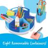 image:imageLearning Resources CreateaSpace Storage Center  Blue 10 Piece Set Homeschool Storage Fits 3oz Hand Sanitizer Bottles Classroom Craft Keeper