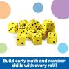 image:imageLearning Resources HandsOn Soft Dot Dice Bucket Classroom or Homeschool Supplies Set of 200 Ages 358in