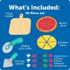 image:imageLearning Resources New Sprouts Pizza Night  Play Food Sets for Kids Kitchen Toddler Pretend Play Food Set Preschool Toy Pizza Fine Motor Skills Kitchen Playset Accessories for Kids