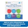 image:imageLearning Resources Super Strong Magnetic Hooks amp Clips  Magnetic Clips for Whiteboard Strong Magnet Hooks for Classroom Magnets with Hook Fridge Clip Magnets Refrigerator Magnet Hook
