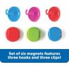 image:imageLearning Resources Super Strong Magnetic Hooks amp Clips  Magnetic Clips for Whiteboard Strong Magnet Hooks for Classroom Magnets with Hook Fridge Clip Magnets Refrigerator Magnet Hook