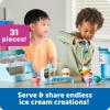 image:imageLearning Resources Swirly Scoops Ice Cream Shoppe  Play Food Cones Pretend Play Kitchen Playset Preschool Toys Gifts for Boys and Girls